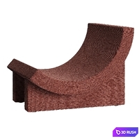 Trench Armchair by Acerbis 3D Model Corona