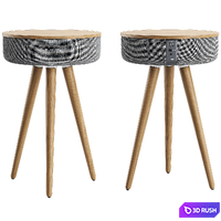 Mersenne speaker table 3D Model Corona