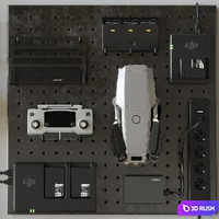 Workspace composition 3D Model Vray, Corona