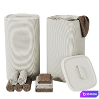 Tota laundry basket 3D Model Corona