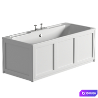 Butler &amp; Rose Art Deco Double Ended Straight Bath - 1800 x 800mm 3D Model Corona