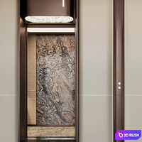 Elevator Lobby Design 12 3D Model Vray, Corona