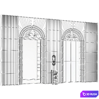 Elevator Lobby Design 18 3D Model Vray, Corona
