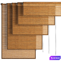 Roller blinds 32/ bamboo roller blinds 3D Model Corona