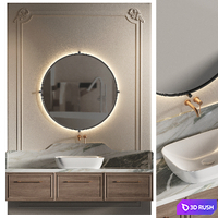 Bathroom 20 3D Model Corona