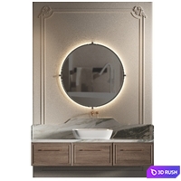 Bathroom 20 3D Model Corona
