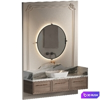 Bathroom 20 3D Model Corona