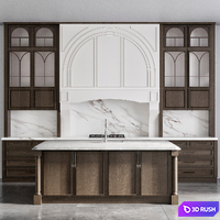 Kitchen No.35 3D Model Vray, Corona