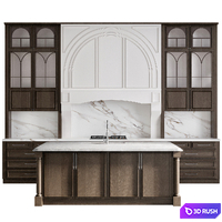 Kitchen No.35 3D Model Vray, Corona