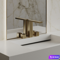 Bathroom furniture 14 3D Model Vray, Corona