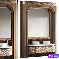 Bathroom furniture 11 3D Model Corona