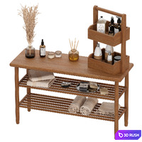 ZARA HOME acacia set 02 3D Model Vray, Corona