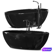 Ceramica Flaminia App Bathtub 3D Model Vray, Corona
