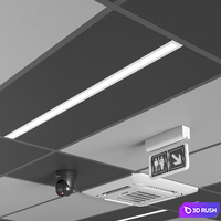 Ceiling set 7 3D Model Vray, Corona