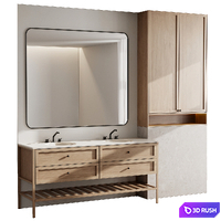 Bathroom furniture by Fauset Bathroom 139 3D Model Vray, Corona