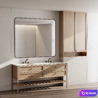 Bathroom furniture by Fauset Bathroom 139 3D Model Vray, Corona