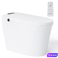 Smart Bidet Toilet with Foot Sensor Flushing 3D Model Corona