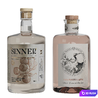 Aestetic Bottles for Shelves in a Bar or a Restaurant 3D Model Corona