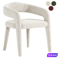 Ophelia Carver Dining Chair 3D Model Vray