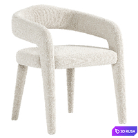 Ophelia Carver Dining Chair 3D Model Vray