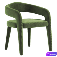 Ophelia Carver Dining Chair 3D Model Vray