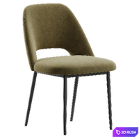 Belmont Fabric Dining Chair 3D Model Corona