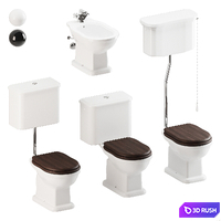 Toilets and bidets Ceramica Flaminia Efi 3D Model Corona