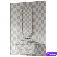 Bathroom furniture 009 3D Model Corona