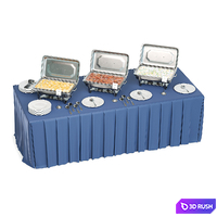 Open buffet set 01 3D Model Vray, Corona