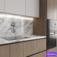 Kitchen 34 3D Model Corona