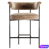 Kyleigh Counter Stool 3D Model Corona