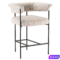 Kyleigh Counter Stool 3D Model Corona