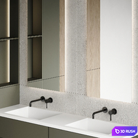 Bathroom furniture 160 3D Model Corona