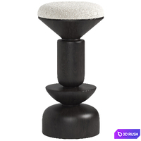 Imara Bar Stool 3D Model Vray, Corona