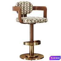 FREDA BARSTOOL 3D Model Corona