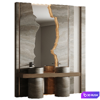 Bathroom furniture 7 3D Model Corona