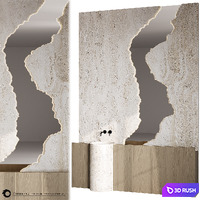 Bathroom furniture-02 3D Model Corona