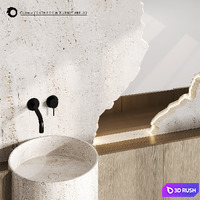 Bathroom furniture-02 3D Model Corona