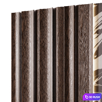 Wall 3D Panel 07 3D Model Corona