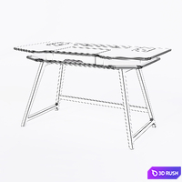 UNISON 2.0 computer desk 3D Model Vray