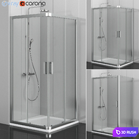 Shower room Ravak | 10 3D Model Vray, Corona