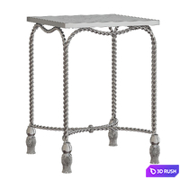 Farah Marble-Top Side Table 3D Model Vray