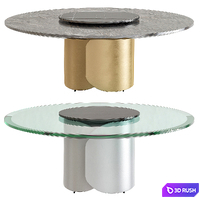 Oscar Dining Table Opera Contemporary 3D Model Vray
