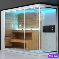 Gruppogeromin / SAUNA + HAMMAM / ethos C 3D Model Vray, Corona
