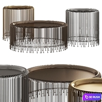 Lambert chouilly coffee tables 3D Model Vray, Corona