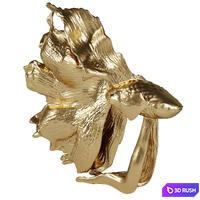 Deco Object Betta Fish Gold Small 3D Model Corona