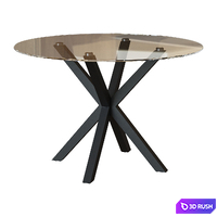 Round table Arya 119 glass 3D Model Corona