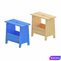 IKEA INGO table and PERJOHAN bench 3D Model Vray