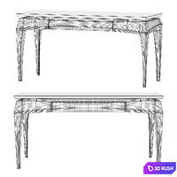 Hellman Chang xie writing desk 3D Model Vray, Corona