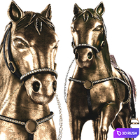 Figurine Horse 3D Model Corona